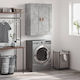 vidaXL Badezimmerschrank B69.5xT34xH90cm Gray