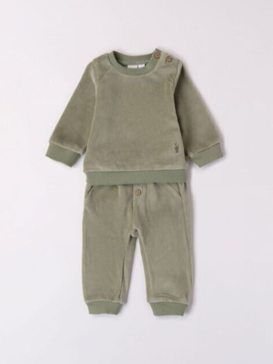 iDO Kids Sweatpants Set Green 2pcs