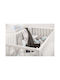 Sensillo Blanket Nursery Swaddling Blankets Cotton Gray 75x100cm