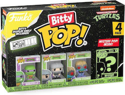 Funko Bitty Pop! Filme: Teenage Mutant Ninja Turtles - Donatello, Shredder, Baxter Stockman & Chase