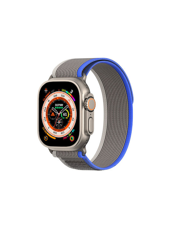 Dux Ducis Strap Λουράκι Υφασμάτινο Μπλε (Apple Watch 42/44/45mm)
