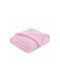Bocioland Decke Wickeltücher für Kinderzimmer Vlies Rosa 80x100cm