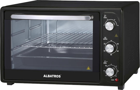 Albatros Ηλεκτρικό Φουρνάκι 45lt Χωρίς Εστίες με Αέρα Μαύρο