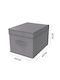 Tpster Plastic Storage Box with Lid 30x40x25cm