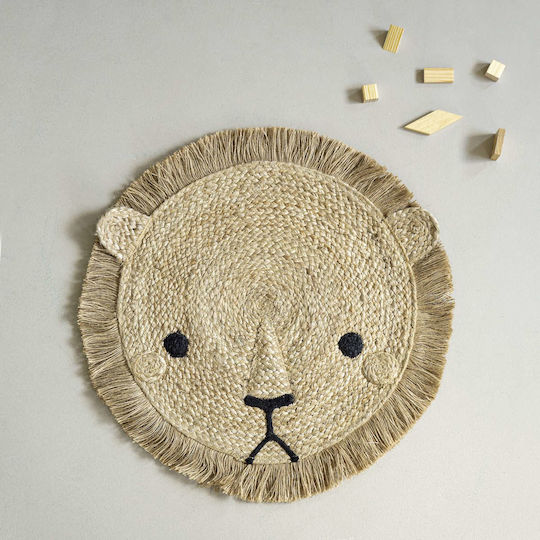 Nima Lion King Natural Covor Pentru Copii Bej 60x60cm