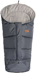 Sensillo Combi Universal Waterproof Stroller Footmuff with Fleece Lining Gray