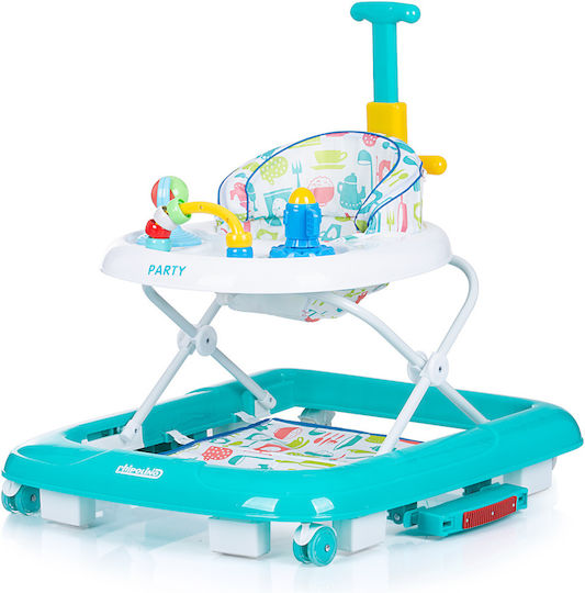 Chipolino Walker Baby Walker with Music for 6+ Months Green