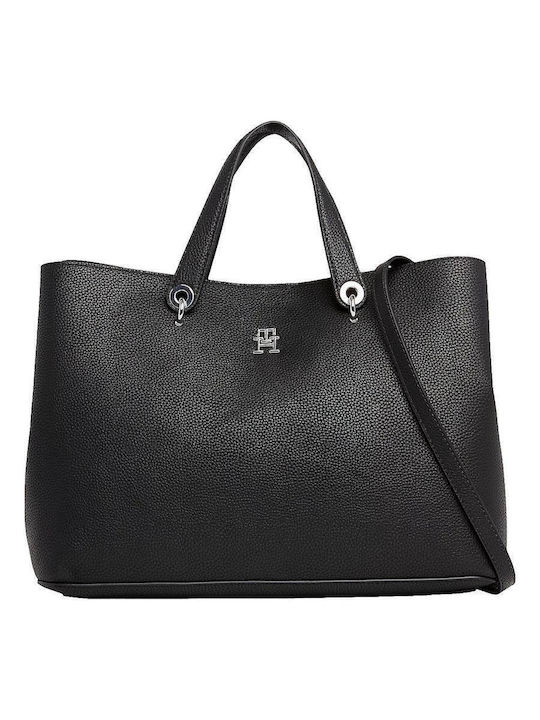 Tommy Hilfiger Emblem Γυναικεία Τσάντα Tote Χει...