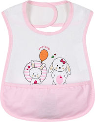 Energiers Bib Fabric with Button Pink