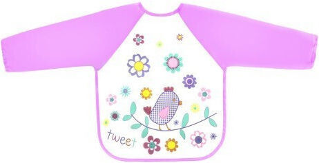 Bocioland Waterproof Coverall Fabric with Lace Band & Sleeves Pink for 6 m+