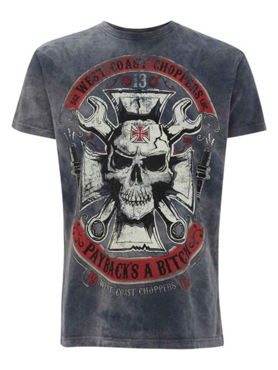 West Coast Choppers T-shirt Black WCCTS132777ZW | Skroutz.mt