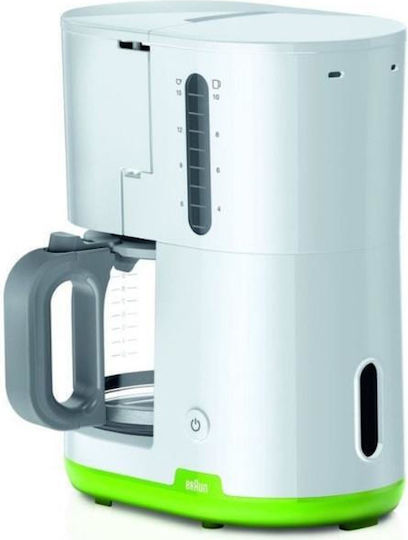 Braun Filterkaffeemaschine 1000W White/Green