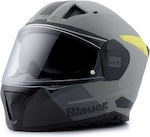 Blauer H.T. Motorradhelm Volles Gesicht