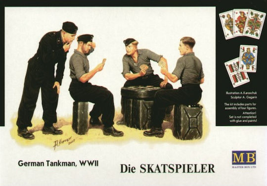 Master Box Wwii German Modeling Figure in Scale 1:35
