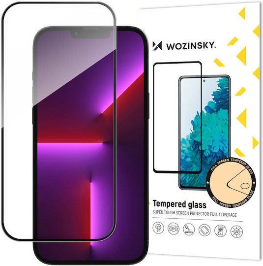 Wozinsky Full Face Tempered Glass Μαύρο (iPhone 15 Pro Max)