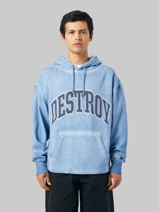 HUF Destroy Rebuild Faded Sweatshirt mit Kapuze...