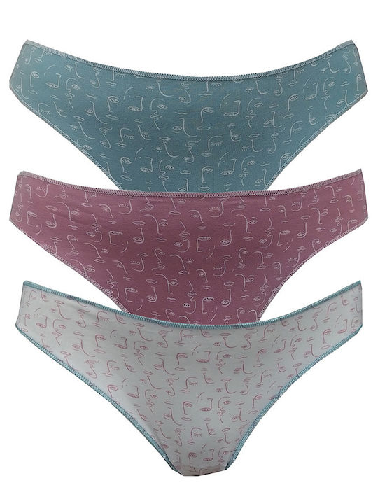 Cotonella Γυναικεία Slip 3Pack