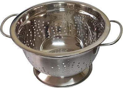 Karvounis Stainless Steel Colander Pasta 15x24cm 1pcs