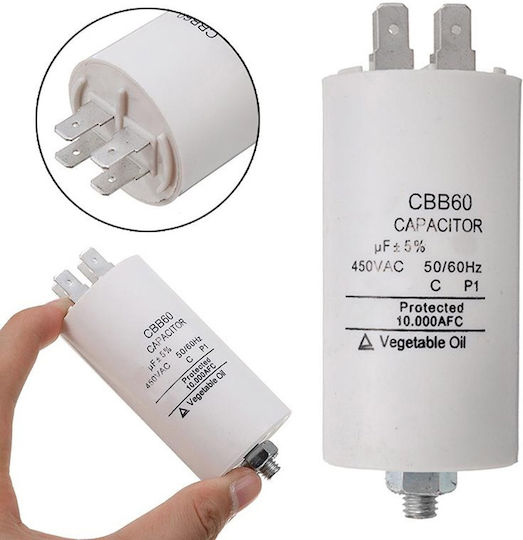 KAL Electronics Capacitor Permanent 6.3μF CBB60-6.3