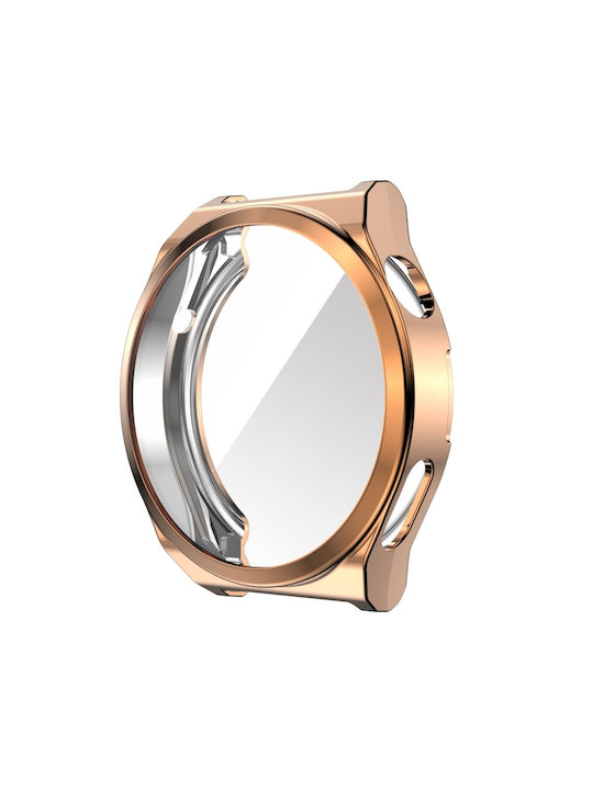 Silikonhülle in Rose Gold Farbe für Huawei Watch GT 3 Pro 43mm Silikonhülle in Rose Gold Farbe für Huawei Watch GT 3 Pro 43mm