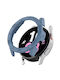 Half Cover with Scale Plastic Case Tech Blue for Galaxy Watch6 44mm