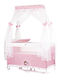 Chipolino Laufstall 2 Ebenen mit Wickeltisch & Matratze Rosa