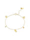 Ekan Kids Bracelet from Gold with Heart & Butterfly