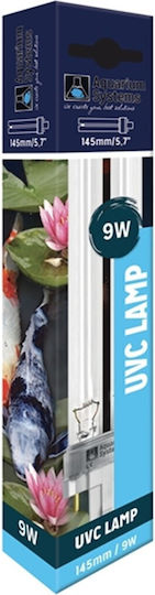 Aquarium Systems Λάμπα UV για Φωτισμό Ενυδρείου με Διάφανο Φως 9W 14.5cm