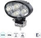 GloboStar Rund Wasserdicht Scheinwerfer Auto LED 12V 40W mit Weiß Beleuchtung 3Stück