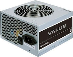 Chieftec Value Series 600W Gray Computer Power Supply Full Wired 80 Plus Standard