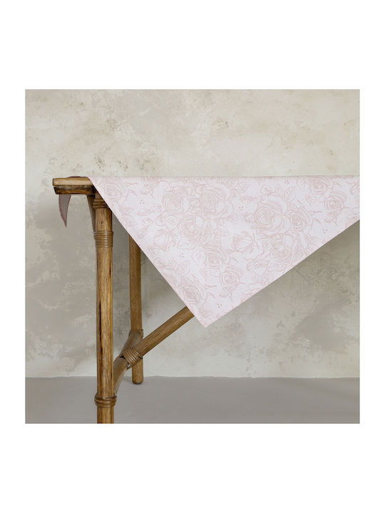 Nima Checkered Tablecloth Pink 85x85cm