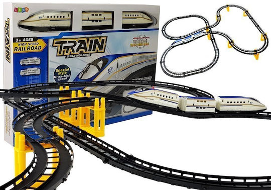Lean Toys Railway Σετ με Τρενάκι για 3+ Ετών