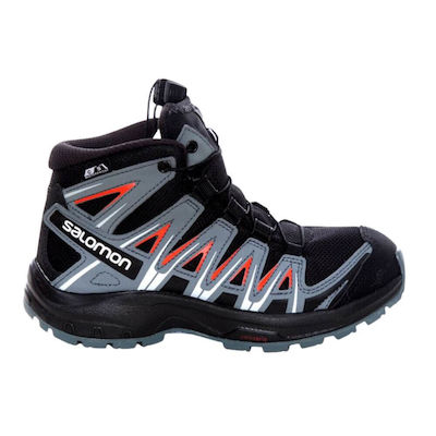 Salomon Pantofi de drumeție pentru copii Xa Pro 3d Mid Negri