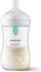 Philips Biberon din Plastic Natural Împotriva Colicilor cu Tetină de Silicon 260ml 1buc