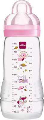 Mam Plastic Bottle Easy Active Anti-Colic with Silicone Nipple for 4+ months 330ml 1pcs