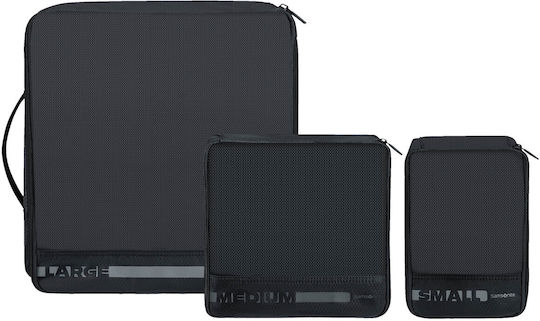 Samsonite Fabric Clothing Storage Case in Black Colour 3 Pieces