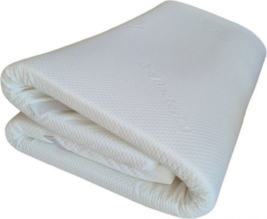 Sleepn'Life Топ Матрак Antibacterial Полу-двоен Мемори Пяна с Ластици 110x190x4.5см