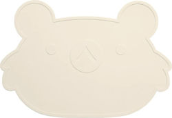 Petit Monkey Silicone Baby Placemat Beige