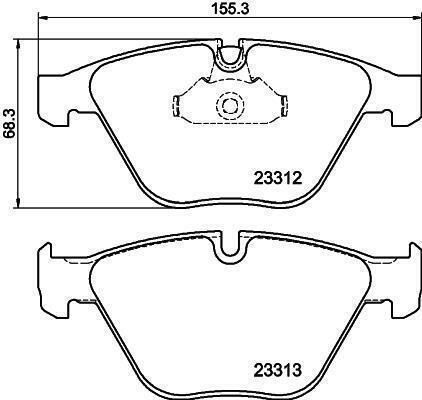 Hella Σετ Τακάκια για BMW E90 / E60