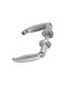 Lever Middle Door with Rosette Neoxal 160 10 Silver