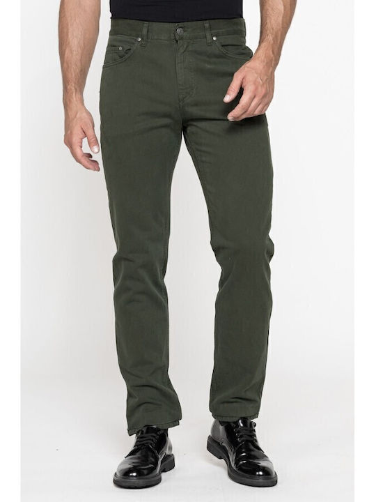 Trousers in Regular Fit Green
