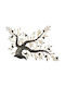 Kallisti Glass Handmade Wall Decor Black Made of Metal 38x60cm