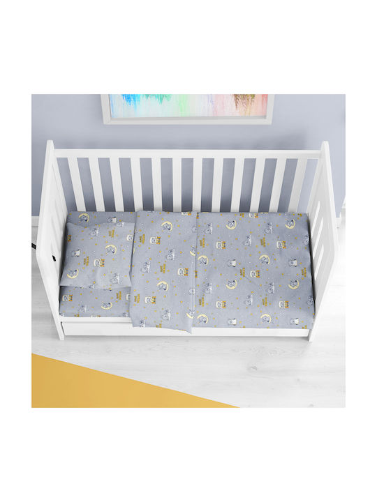 Dimcol Baby Duvet Cover Gray 120x160cm