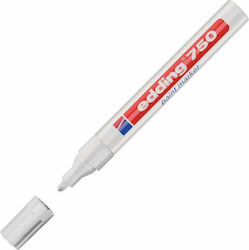 Edding 750 Ανεξίτηλος Μαρκαδόρος Λευκός 4mm