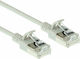 Intronics U/FTP (STP) Cat.6a (Gigabit) Καλώδιο Δικτύου Ethernet 0.5m Γκρι