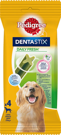 Pedigree Dentastix Fresh Μασώμενο Stick για Σκύλους κατά της Πέτρας & Πλάκας 154gr 4τμχ