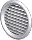 Vents Вентилационна решетка 12.5x12.5см Кръгла с мрежа