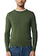 Langarm-Pullover Grün