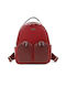 Doca Damen Tasche Rucksack Rot