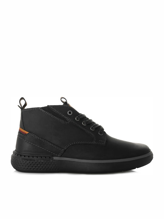 Challenger Leather Gray Men's Boots Anatomical